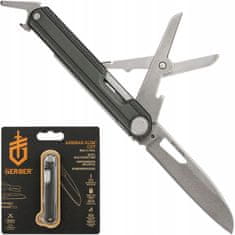 Gerber 31-003839 Armbar Slim Cut - Onyx multifunkční nůž 6,3 cm, černá, hliník, 3 nástroje