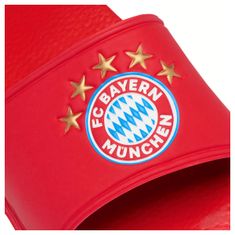 FotbalFans Stylové plážové sandály FC Bayern Mnichov. Červené. | 46
