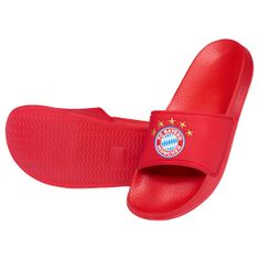 FotbalFans Stylové plážové sandály FC Bayern Mnichov. Červené. | 45