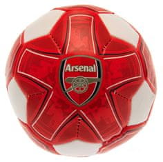 FotbalFans Mini Míč Arsenal FC, červeno-bílý, měkký, průměr 10 cm