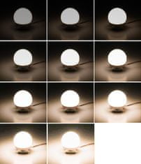 Izoxis LED lampy do zrcadla/toaletního stolku - 10 ks.