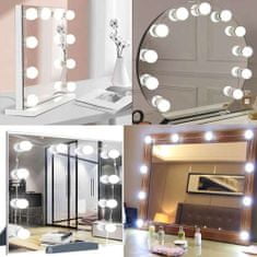 Izoxis LED lampy do zrcadla/toaletního stolku - 10 ks.