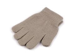 Kraftika 1pár béžová dětské pletené rukavice, přechodní zimní