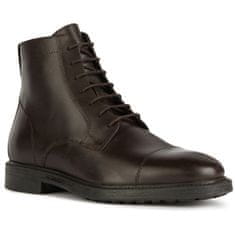 Pánské kožené kotníkové boty U Tiberio U36G5A-00064-C6009 (Velikost 45)