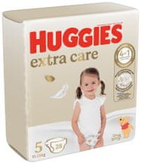 Huggies HUGGIES Pleny jednorázové Extra Care 5 (12-17 kg) 28 ks