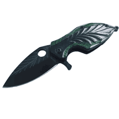 IZMAEL Outdoorový skládací nůž Fish-Zelená KP27752