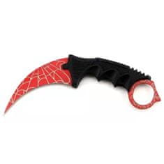 IZMAEL Outdoorový nůž Spider-Červená KP27737