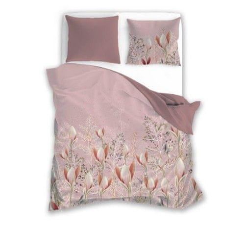 FARO Textil Bavlněné povlečení Elegant 024 160x200 růžové