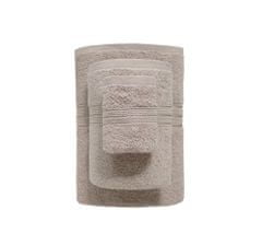 FARO Textil Bavlněný ručník Rondo 70x140 cm béžový