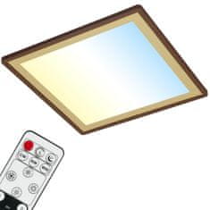 BRILONER BRILONER Ultraploché CCT-svítidlo LED panel s přímým a nepřímým osvětlením, 10 cm, LED, 22 W, 3000 lm, hnědo-zlatá BRILO 7459-417