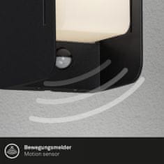 BRILONER BRILONER Venkovní svítidlo s čidlem 25,5 cm 1x E27 12W černá IP44 BRILO 3017-015
