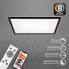 BRILONER BRILONER CCT svítidlo LED panel, 42 cm, 22 W, 3000 lm, černá BRILO 7060-015