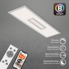 BRILONER BRILONER CCT svítidlo LED panel, RGB centrální světlo, 100 cm, 28 W, 3000 lm, stříbrná BRILO 7398-014