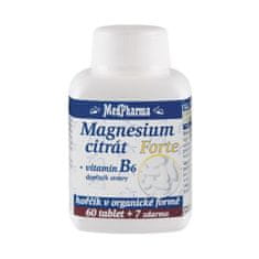 MedPharma Magnesium citrát Forte + vitamín B6 - 67 tablet