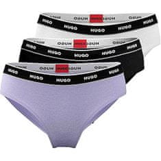 Hugo Boss 3 PACK - dámské kalhotky HUGO 50480157-979 (Velikost XXL)