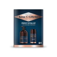 Gillette King C. Gillette Beard Wash 350 ml + Moisturizer 100 ml