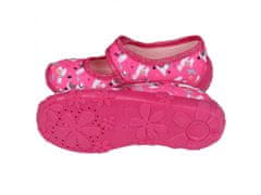 sarcia.eu LEMIGO růžové pantofle, dívčí pantofle s lama suchým zipem 28 EU 