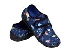 sarcia.eu LEMIGO Námořnické modré pantofle, pantofle pro kluka, kosmos 25 EU