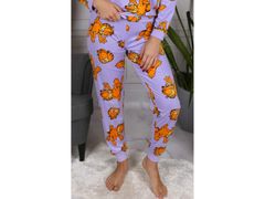sarcia.eu Garfield Dámské pyžamo s dlouhým rukávem, fialové pyžamo
