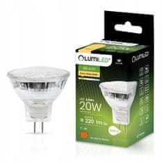 LUMILED LED žárovka MR11 GU5.3 2,5W = 20W 220lm 3000K Teplá bílá 120°