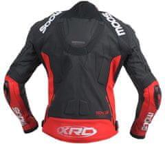 XRC Kožená bunda na motorku blk/red/white vel. 46