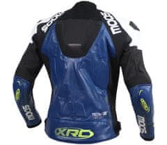 XRC Kožená bunda na motorku blue/white/blk vel. 52