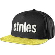 Etnies kšiltovka ETNIES Corp Snapback BLACK/WHITE/YELLOW One Size