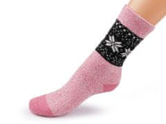 Kraftika 3pár (vel. 39-42) mix náhodný dámské ponožky thermo alpaka,
