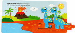 Svojtka Dinosauři - Knížka s puzzle