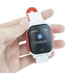 Secutek Dětské hodinky s GPS lokátorem SWX-GW700S - Červené