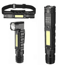 SupFire Supfire G19 Konvertibilní magnetická LED svítilna a čelovka 500lm, USB, Li-ion