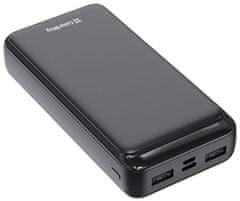 ColorWay powerbanka/ 20 000mAh/ 2x USB/ USB-C/ Micro-USB/ Černá