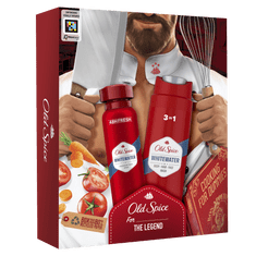 Old Spice Chef pro muže Dárková Sada s deodorantem ve spreji a sprchovým gelem Whitewater