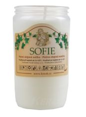 Svíčka olejová Sofie - 120 g bílá