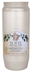 Svíčka olejová Sofie - 240 g bílá