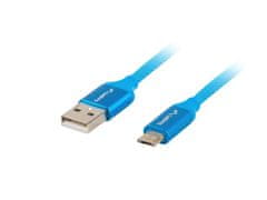 shumee Lanberg Premium kabel CA-USBM-20CU-0018-BL (USB 2.0 - Micro USB typ B; 1,8 m; modrý)