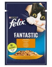 shumee PURINA Felix Fantastic: kuře - mokré krmivo pro kočky - 85g