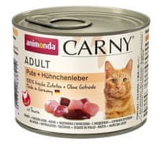 shumee ANIMONDA Cat Carny Dospělá krůta, kuřecí játra 200 g