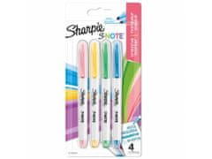 shumee Sharpie - sada zvýrazňovačů S-note 4 ks