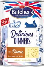 shumee Butcher's Delicious Dinners kousky se zvěřinou v želé 400g