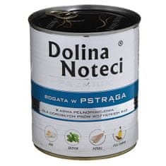 shumee DOLINA NOTECI Premium bohaté na pstruhy - mokré krmivo pro psy - 800g