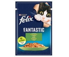 shumee PURINA Felix Fantastic: králík - mokré krmivo pro kočky - 85g