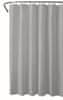 Koupelnový závěs, PEVA, šedý, 180x200 cm