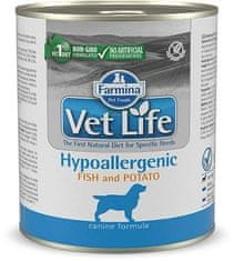 shumee FARMINA Vet Life Canine Hypoallergenic Fish&Potato - vlhké krmivo pro dospělé psy 300 g