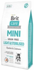 shumee Brit Care Mini Grain Free Light Sterilized - suché krmivo pro psy - 2 kg