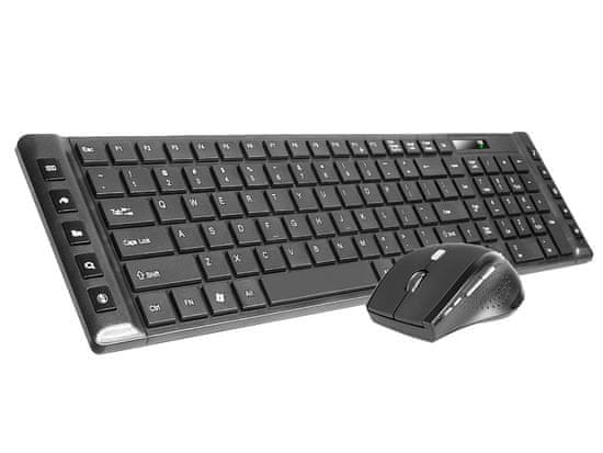 shumee Sada klávesnice Tracer TRAKLA44928 + membránová myš (USB 2.0; (EN); černá; optická; 1600 DPI)