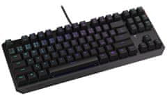 Endorfy herní klávesnice Thock TKL Kailh BR RGB /USB/ brown sw. / drátová / mechanická / CZ/SK layout / černá RGB