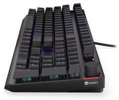 4DAVE Endorfy herní klávesnice Thock Brown / brown sw. / drátová / mechanická / CZ / SK layout / černá RGB