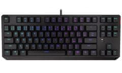 Endorfy herní klávesnice Thock TKL Kailh BR RGB /USB/ brown sw. / drátová / mechanická / CZ/SK layout / černá RGB