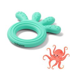 BabyOno Kousátko silikonové Octopus mint